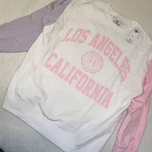 Hollister LA, California Tricolor Sweatshirt